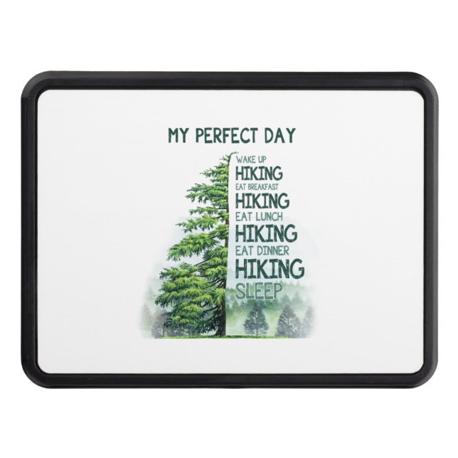 Cubierta Para Remolque Regalo de los carros | Mi día perfecto para hacer  (Anverso)