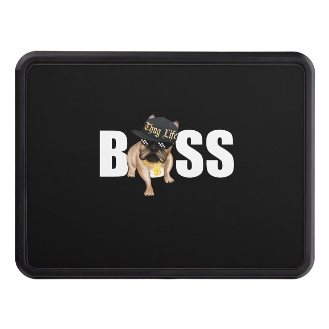 Cubierta Para Remolque Regalo de perro| Bulldog francés Thug Life (Anverso)