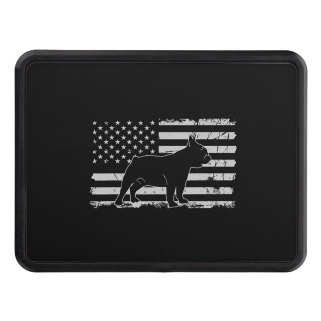 Cubierta Para Remolque Regalos patrióticos de amantes del Bulldog francés (Anverso)