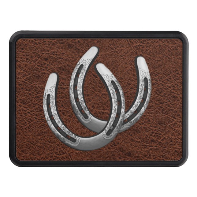 Cubierta Para Remolque Remolque de enganche de cuero simulado herraduras (Anverso)