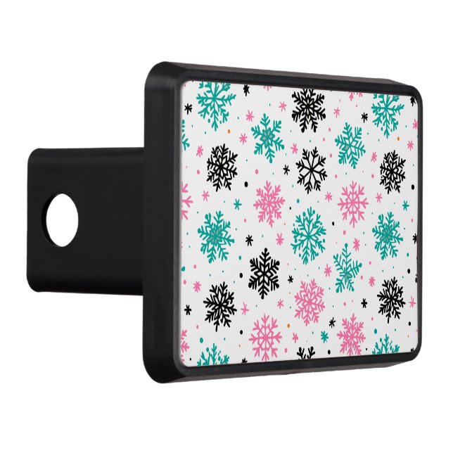 Cubierta Para Remolque Retro Snowflakes (Derecha)