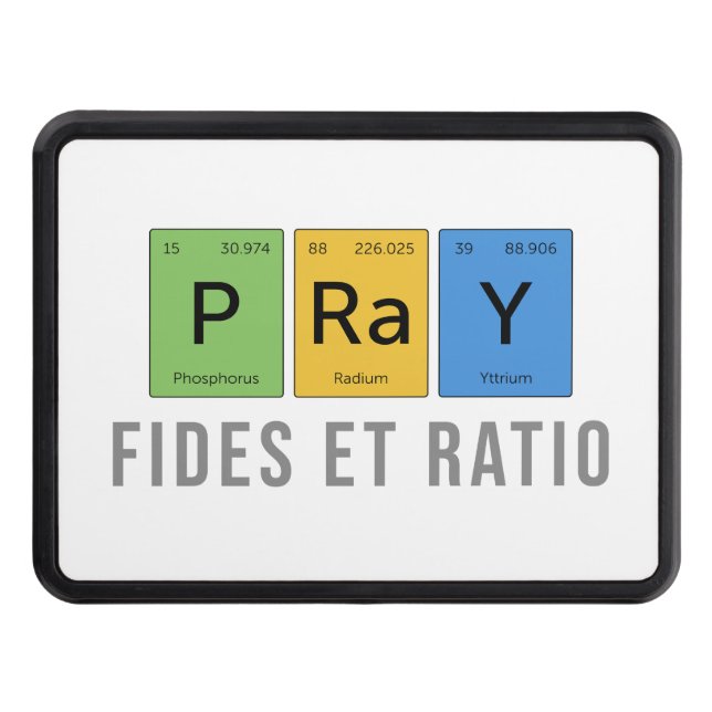 Cubierta Para Remolque Rezo (Pray): Fides et Ratio (Fe and Reason) (Anverso)