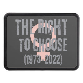Cubierta Para Remolque Roe V Wade Fecha de Muerte Tipografía