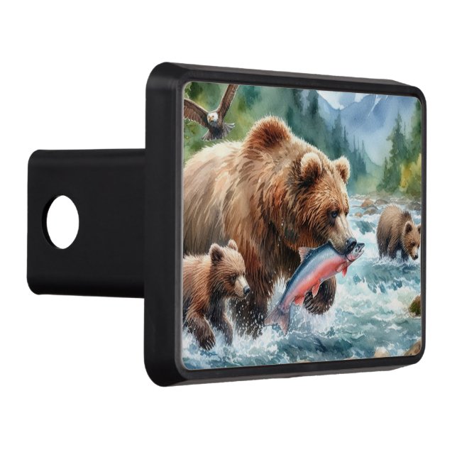 Cubierta Para Remolque Ropa del remolque de remolque de oso parduzco (Derecha)