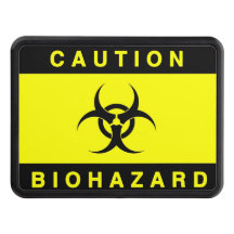RÓTULO AMARILLO DEL BIOHAZARD DE LA PRECAUCIÓN