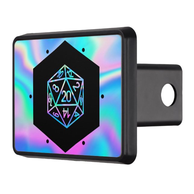 Cubierta Para Remolque RPG Dice | Holo Fantasy Retro Tabletop PnP Gamer (Izquierda)