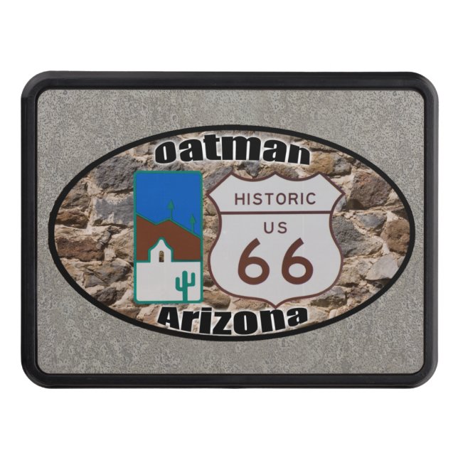 Cubierta Para Remolque Ruta Histórica 66 ~ Oatman, Arizona (Anverso)