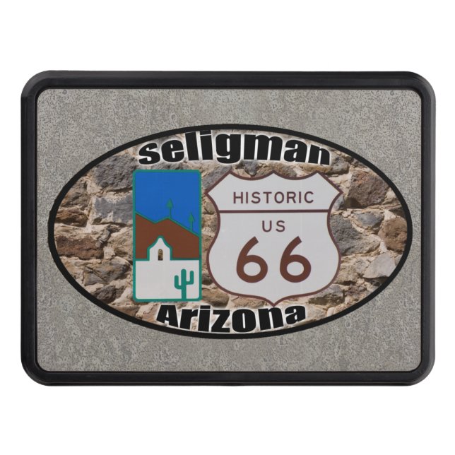 Cubierta Para Remolque Ruta histórica 66 ~ Seligman, Arizona (Anverso)