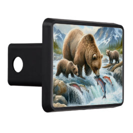 Cubierta Para Remolque Salmón de caza de oso pardo