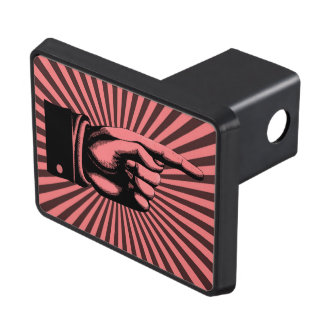 Cubierta Para Remolque Salto al sol del dedo apuntando - Rojo