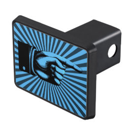 Cubierta Para Remolque Salto de sol del dedo señalando - Azul