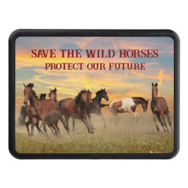 Cubierta Para Remolque Salvar a los Caballos Salvajes