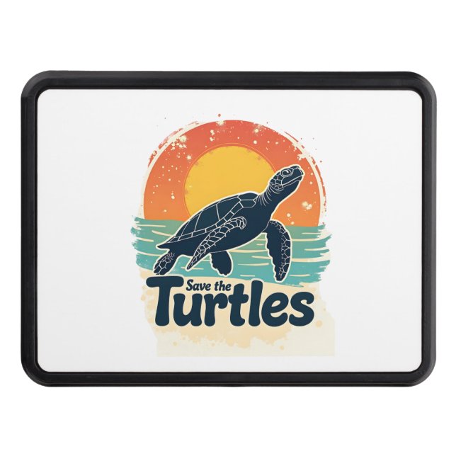 Cubierta Para Remolque Salvemos A Las Tortugas Derechos De Los Animales M (Anverso)