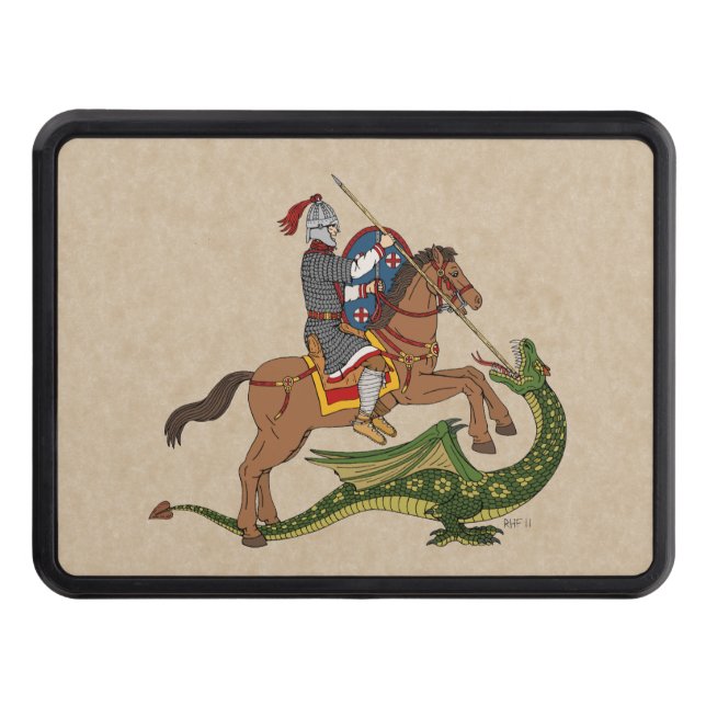 Cubierta Para Remolque San Jorge romano y el dragón (Anverso)
