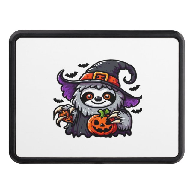 Cubierta Para Remolque Scary Halloween Sloth Witch Gorra disstume espeluz (Anverso)