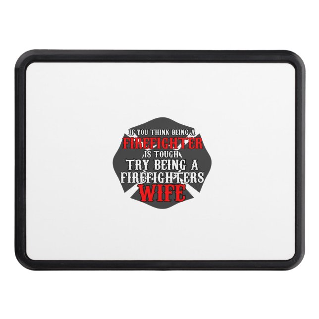 Cubierta Para Remolque si crees que ser un bombero es táctil, prueba (Anverso)