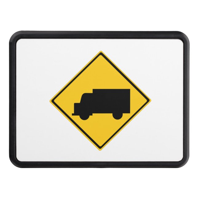 Cubierta Para Remolque Signo de advertencia de camiones de carretera (Anverso)