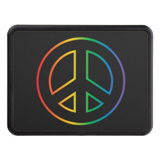 Cubierta Para Remolque Signo de paz arcoiris