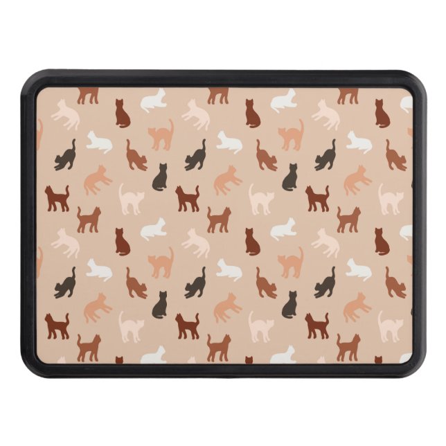 Cubierta Para Remolque Silhouette de gato (Anverso)