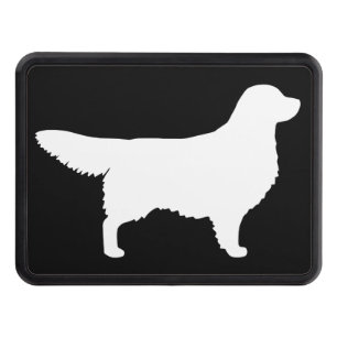 Cubierta Para Remolque Silhouette White Golden Retriever   Perro Lover