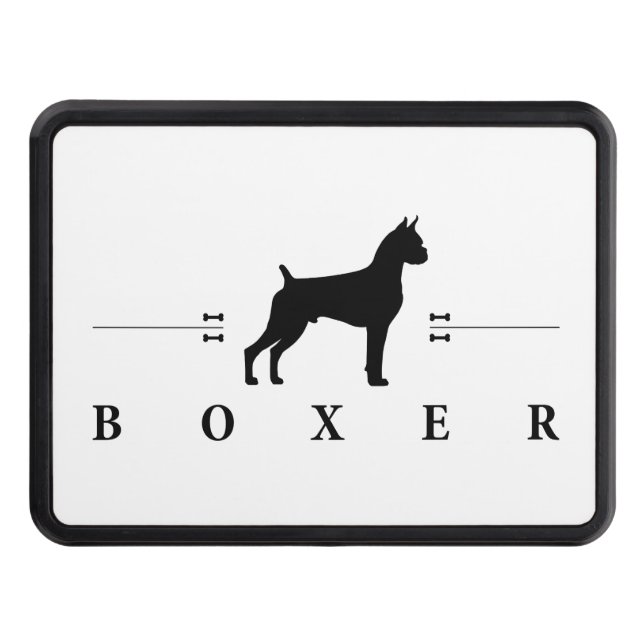 Cubierta Para Remolque Silueta -2- del boxeador (Anverso)