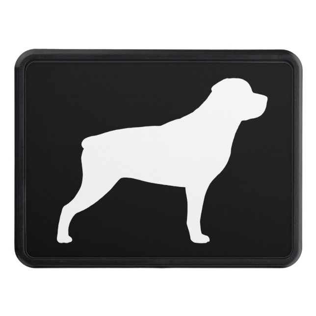 Cubierta Para Remolque Silueta de Rottweiler (Anverso)