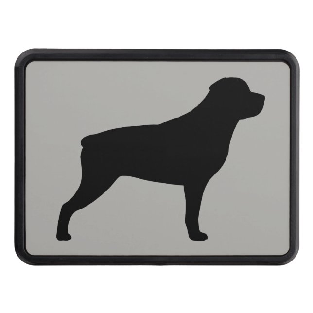Cubierta Para Remolque Silueta de Rottweiler (Anverso)