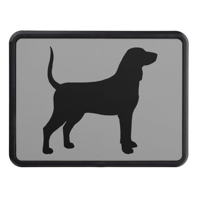 Cubierta Para Remolque Silueta del Coonhound de Bluetick (Anverso)