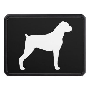 Cubierta Para Remolque Silueta del perro del boxeador