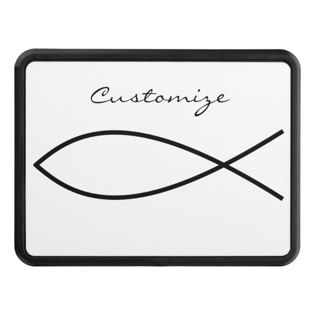 Cubierta Para Remolque Símbolo cristiano de pescado Ichthys Thunder_Cove (Anverso)