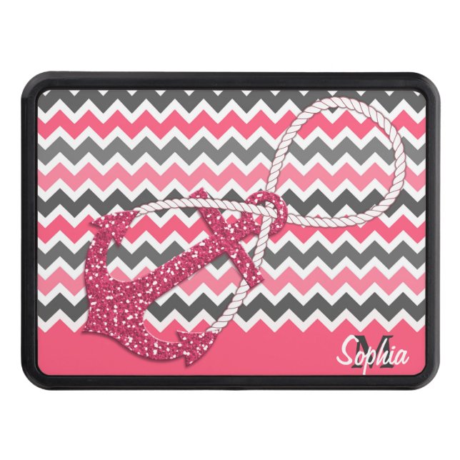 Cubierta Para Remolque símbolo de infinito de anclaje náutico falso purpu (Anverso)