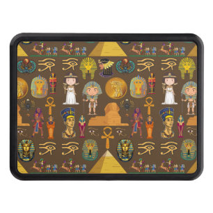 Cubierta Para Remolque Símbolo de patrón jeroglífico egipcio antiguo