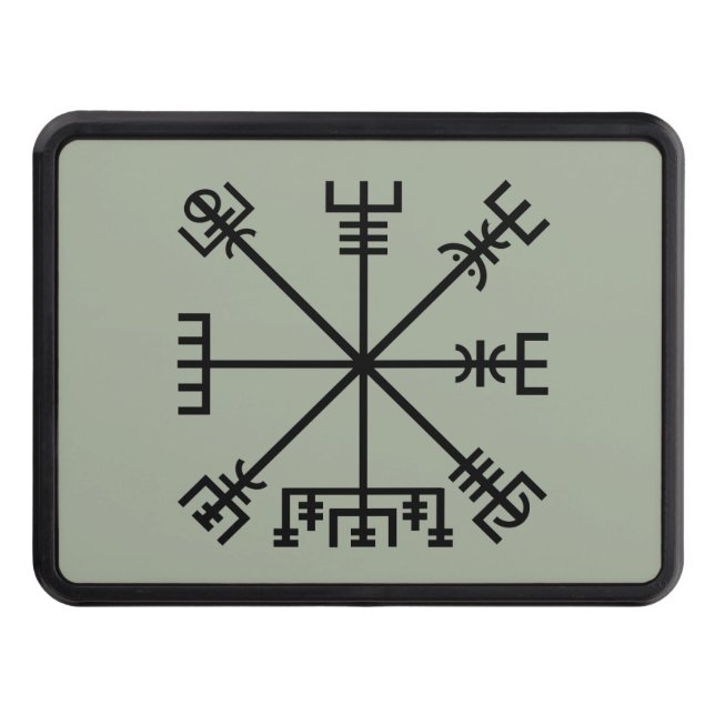 Cubierta Para Remolque Símbolo de viking de vegvisir (Anverso)