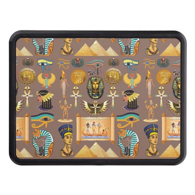 Cubierta Para Remolque Símbolo egipcio de patrón jeroglífico (Anverso)
