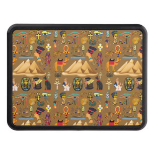 Cubierta Para Remolque Símbolo jeroglífico del patrón egipcio antiguo