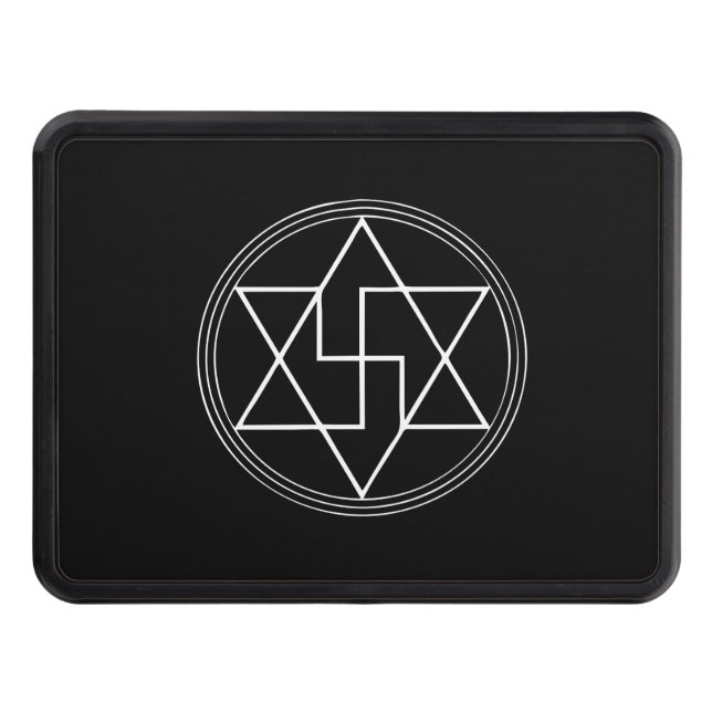 Cubierta Para Remolque Símbolo sagrado de protección geométrica (Anverso)