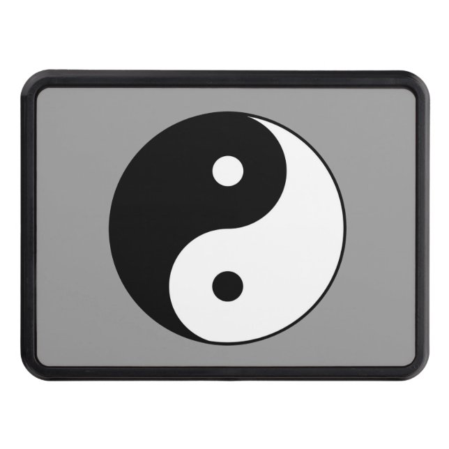Cubierta Para Remolque símbolo zen yin yang negro (Anverso)