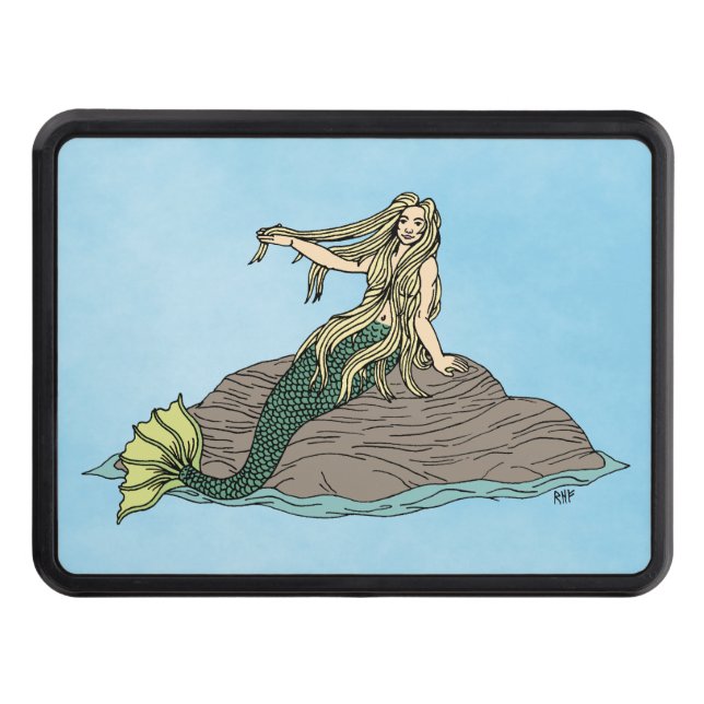 Cubierta Para Remolque Sirena en Rocas (Anverso)