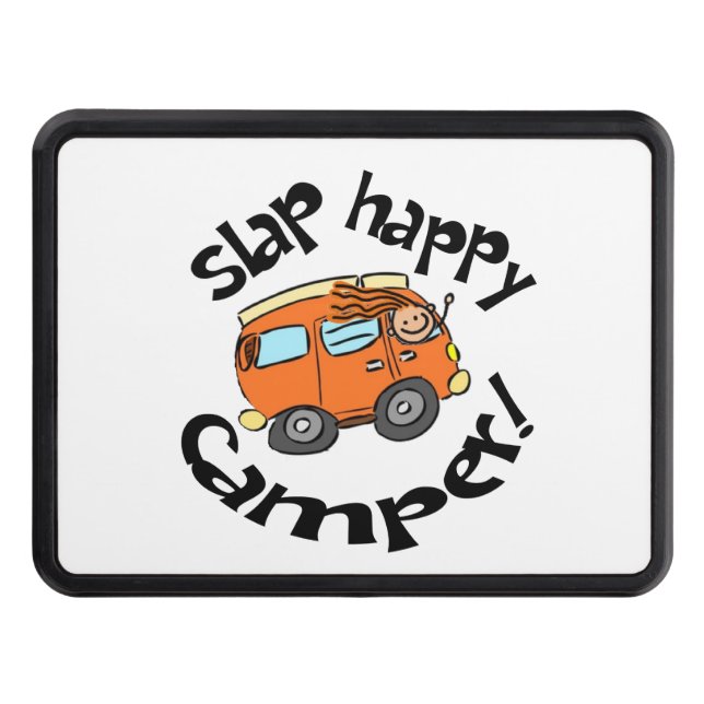 Cubierta Para Remolque Slap Happy Camper Personalizado (Anverso)