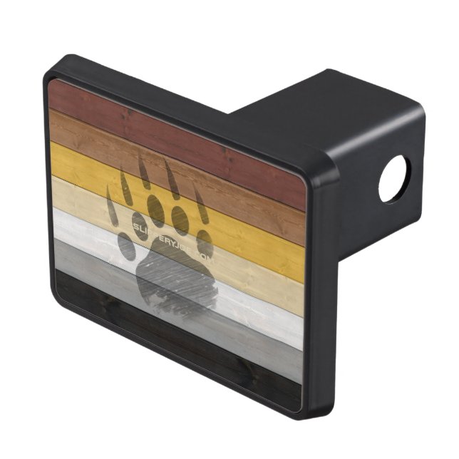Cubierta Para Remolque SlipperyJoe's artistic Bear Wood gay gifts Bear Br (Parte superior derecha)