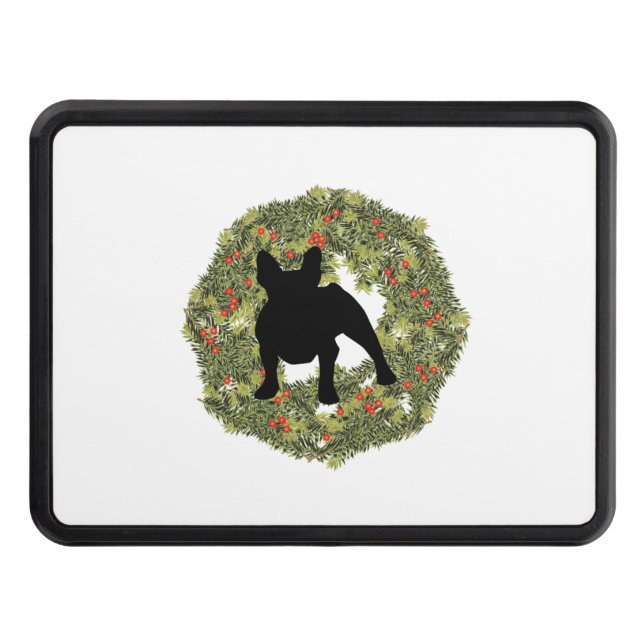 Cubierta Para Remolque Sombra de Bulldog francés en una guirnalda (Anverso)