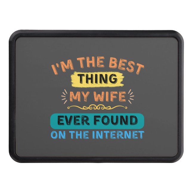 Cubierta Para Remolque Soy lo mejor que encontró mi esposa, marido gracio (Anverso)