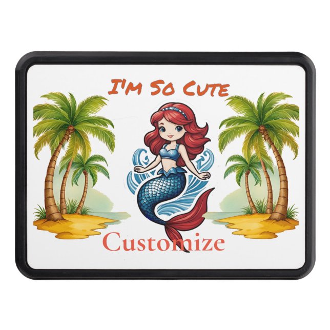 Cubierta Para Remolque Soy tan linda sirena Thunder_Cove (Anverso)