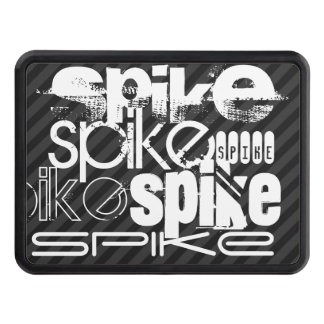 Cubierta Para Remolque Spike; franjas grises negras y oscuras