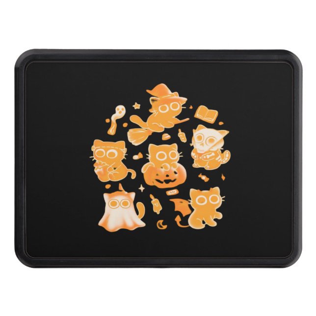 Cubierta Para Remolque Spooky Kittens Classic T-Shirt (Anverso)