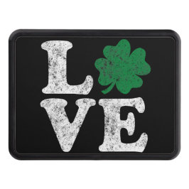 Cubierta Para Remolque St Patrick's Day LOVE Shamrock Irish