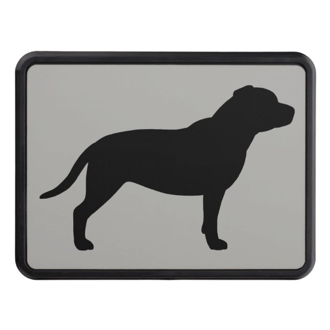 Cubierta Para Remolque Staffordshire Bull Terrier Silhouette (Anverso)