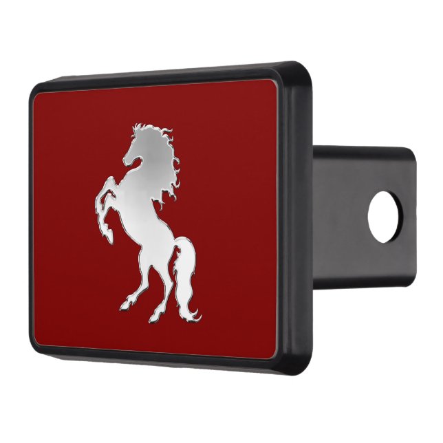 Cubierta Para Remolque Stallion plateado sobre rojo (Izquierda)