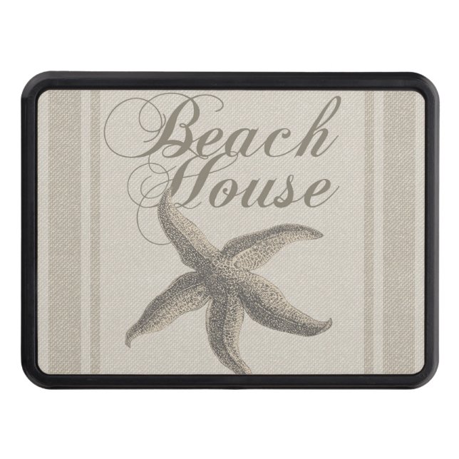 Cubierta Para Remolque Starfish Beach House Seashore Coastre (Anverso)