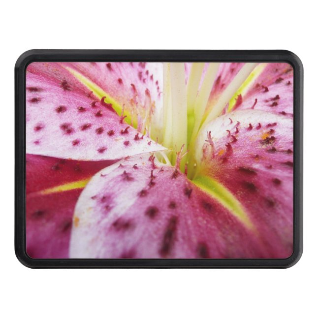 Cubierta Para Remolque Stargazer Lily Bright Magenta Floral (Anverso)